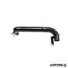 the enlarged induction pipe features a smoother design with less bends to hinder airflow and an increase in overall internal volume to reduce restriction and improve flow to the turbo.Made from high quality aluminium for an improved look and feel