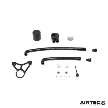 AIRTEC Motorsport is proud to launch our oil catch can upgrade suitable for track or fast road use.Oil catch cans are vital preventative additions to ensure the performance and efficiency of Direct Injection engines doesn’t deteriorate over time.AIRTEC Motorsport’s solution to developing a catch can kit specifically for the Focus Mk4 utilises the available space to integrate seamlessly within the engine bay. It features a unique high-quality billet-machined bracket