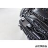 our design includes a designated scoop on the left-hand side that supports the oil cooler and channels cold air towards the intakes.The package also includes an AIRTEC Motorsport oil cooler