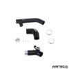 AIRTEC Motorsport are proud to launch our enlarged hot side suitable for track or fast road use.A direct replacement part that gives increases in response and sound by eliminating the internal sound suppressors built into the original boost pipe from the turbo. Ford fit these suppressors to reduce noise and resonation but by replacing the pipe for one without the baffled internals