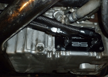 remove old water cooled oil cooler and fit new AIRTEC oil cooler plate with existing bolts and install pipe joiner to the two 16mm ID water pipes.Please note: Alloy pipe joiner available from options.Anodised Black & Engraved with AIRTEC logo