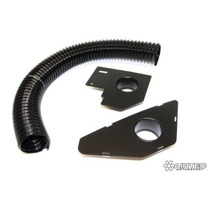 Focus RS MK2 Group A Cold Air Feed which is designed to work with all Group A Open filters. Supplies a cold air feed directly into the Group A Filter Improving and maximising the airflow and performance.The cold air feed comes with Cold feed guide which sits just below the filter securing the trunking as well as a front grill-mounted plate which replaces the original plastic piece.Each kit comes with a 780mm piece of ducting