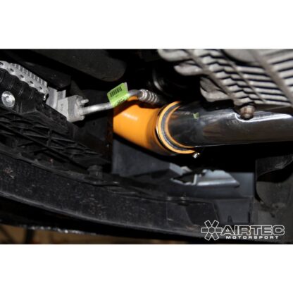 AIRTEC big boost pipe kit for the Fiesta ST180 & ST200The kit includes:Two 2.5" alloy hard pipesFour Pro Hoses silicone connectorsStainless steel jubilee clipsSwaged ends for a better fit.Finished in Pro-Series Black finishThis kit is designed as a perfect compliment to an already modified Fiesta ST180 or ST200 and will work with all AIRTEC intercoolers.Now only supplied WITHOUT SYMPOSER take off.Pro Series black pipes only.Hose colour shown for illustration purposes only.Please note: If fitting with the AIRTEC Motorsport Stage 2 intercooler