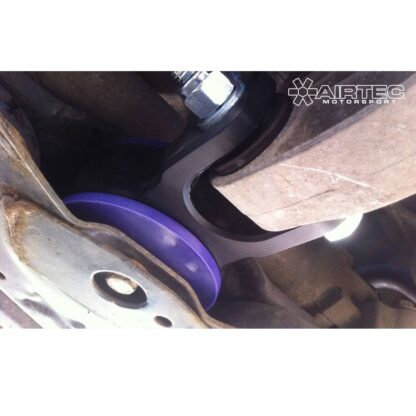close to the standard driving experience without excessive engine movement.Purple Bushes – This insert is aimed at fast road and track use. Purple bushes massively reduces engine movement for faster gear changes.Black Series – The ultimate bush insert purely for track and race use. The black series bush offers the most precise and accurate driving experience. Almost 100% solid
