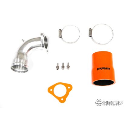 to prevent any air leaks or engine management lights.Features:10mm larger internal diameter than stockDirect replacementFits all crossover pipesEnhanced induction noiseIncreased flow for more powerFits standard turbo and all hybrid turbos with original turbo housingOptional extra Pro HosePlease note: Will not fit with Turbo Technics turboSilicone hose will NOT fit with a stock crossover pipe