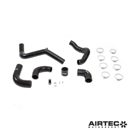 The 2.5" big boost pipe kit is a must for all remapped STs and everything you need is included in the kit.Will fit With the following intercoolers:AIRTECPacePro-AlloyForgeFord OEMDirect replacement! No modification needed.2.5" hard pipe upgrade removes Ford's 2.0" restrictive boost pipes.This kit is designed for remapped and BIG power Focus STs.All pipes have swaged ends to stop the pipes blowing off on higher power cars.Fitting takes 1 - 2 hours.Pipework only available in blackHose colour shown for illustration purposes onlyAIRTEC part no: ATMSFO74