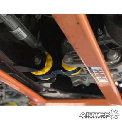 AIRTEC Motorsport is proud to launch our uprated torque mount.Upgrading the original torque mount reduces engine movement and wheel hop during hard acceleration