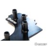 nBillet CNC machined plate designed to replace the stock oil breather housing.