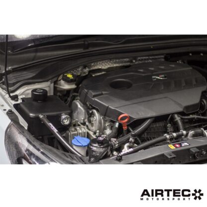 AIRTEC Motorsport is proud to launch our oil catch can upgrade suitable for track or fast road use.Oil catch cans are vital preventative additions to ensure the performance and efficiency of Direct Injection engines doesn’t deteriorate over time.AIRTEC Motorsport’s solution to developing a catch can kit specifically for the i30N model utilises the available space to integrate seamlessly within the engine bay. It features a high-quality billet machined bracket