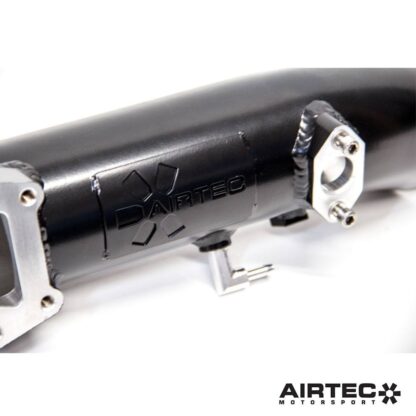 the boost pipes allow increased air flow.On the hot side