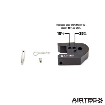 installation is a quick and easy process that allows the original gear shift weight to remain in place for simplicity.There are two positions to select from when fitting