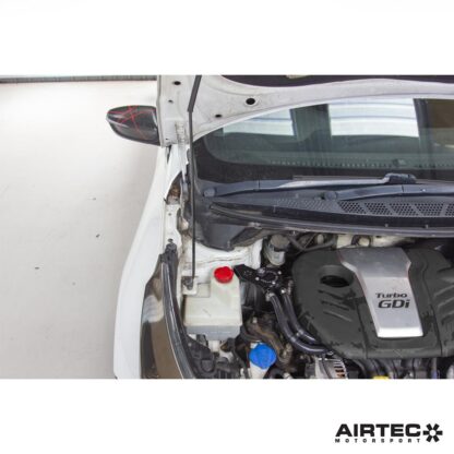 suitable for track or fast road use.Oil catch cans are vital preventative additions to ensure the performance and efficiency of Direct Injection engines doesn’t deteriorate over time.AIRTEC Motorsport’s solution to developing a catch can kit specifically for the Ceed GT model utilises the available space to integrate seamlessly within the engine bay. It features a high-quality billet machined bracket
