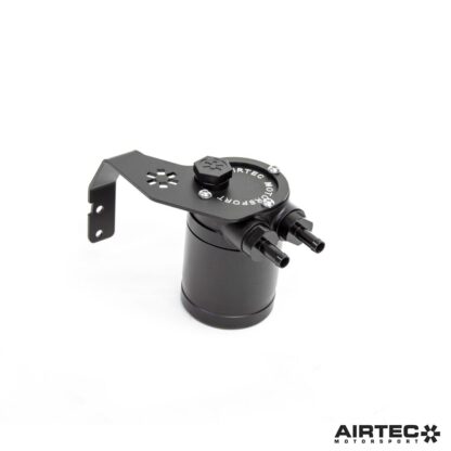 which allows the catch can to attach neatly in place.The can itself features an internal baffle and dipstick