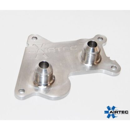 AIRTEC Motorsport Mini R53 Cooper S Oil Cooler ADAPTOR PLATE ONLY - Oil cooler ADAPTER PLATE - If you want to add an oil cooler to your Gen 1 MINI but do not fancy installing a full kit