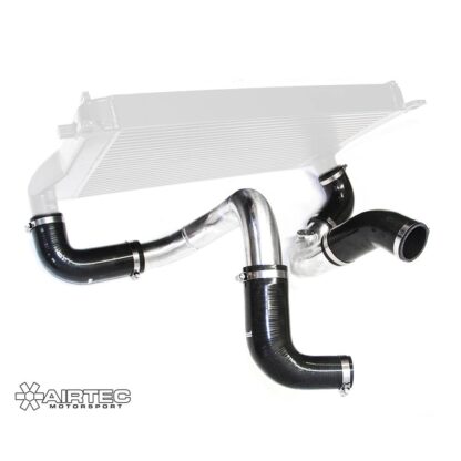 mandrel bent hard pipes supplied with Pro Hoses silicone hoses from the turbo outlet to the hard pipe