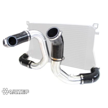 eliminating restrictions found on the stock charge pipe while allowing enough clearance from engine parts