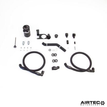 AIRTEC Motorsport is proud to launch our oil catch can kit for the Mk7 Golf R for fast road or track use.Oil catch cans are vital preventative additions to ensure the performance and efficiency of Direct Injection engines doesn’t deteriorate over time.AIRTEC Motorsport’s solution to developing a catch can kit specifically for the Golf R model utilises the available space to integrate seamlessly within the engine bay. It features a high-quality