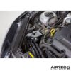 which allows the catch can to attach neatly in place and also locates the new washer fluid tank filler.The can itself features an internal micron filter