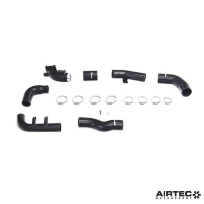 the pipework tapers back down to meet the throttle body's 49.5mm size