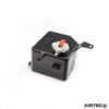 the AIRTEC Motorsport header tank is made from lightweight aluminium and comes in a high quality powder coated black finish. It also features a sight glass to view the coolant level and comes with an uprated high pressure cap.The tank uses original fixing points