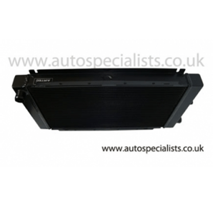 Fiesta Mk2 XR2 AIRTEC all alloy radiator 40mm corePerfect for highly modified & turbocharged Mk2 Fiestas.Dimensions: Height: 355mmLength: 600mmDepth: 50mmFeaturesLight weight tube and fin coreDirect replacement for standard radiatorCan be used with standard fan40mm all alloy coreAvailable in Pro-Series Black and Silver finish.AIRTEC part no: ATRADFO10