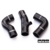 2wd & 4x4 Sapphire Cosworth silicone Boost Hoses Running T34 TurboFull set of three comes with dump valve outlet on cold side (inlet) and optional dump valve blanking plug if you don't have dump valve to fit.All of our silicone hoses are made with thick 5-ply layer design and gives possibly the thickest & strongest silicone hoses available.Why not add a set of stainless securing clips