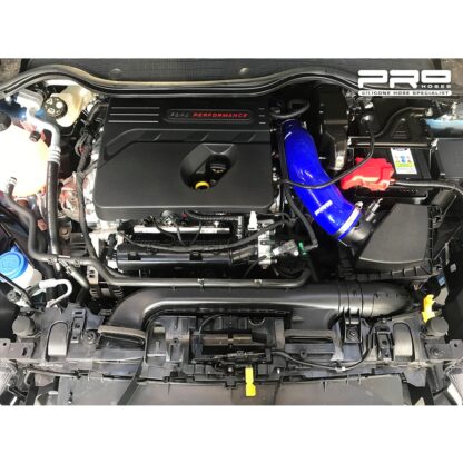large internal bore silicone hose upgrade for increased air flow and performance.Pro Hoses brings you another world leading quality hose. This induction hose upgrade is available in the following colours:Frozen WhiteBright RedGloss BlackBright BluePinkYellowGreenGreyBring your Fiesta Mk8 ST EcoBoost engine bay to life with Pro Hoses