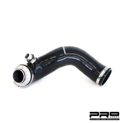 Pro Hoses Turbo to Intake hose for EA888 2.0 TSI MQB engine.Designed to replace the stock induction hose and turbo elbow on the 1.8 and 2.0 TSI engines with the IHI turbo. A single hoses with CNC connector to fit directly to the turbo