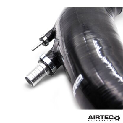 freer flowing design without these performance reducing restrictions.The comprehensive kit includes a billet hose connector and jubilee clips