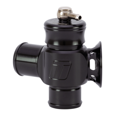 Dual outlet-type BOV. Dual Port vents both to the atmosphere and back into the air intake. Ports with sequential timing allow quieter operation during normal driving