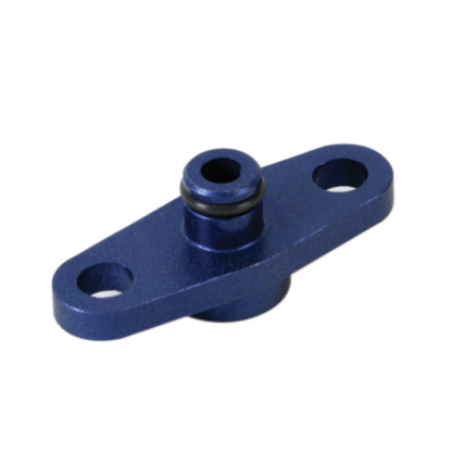 Fuel Rail Adaptor (Silver) - Allows Fitment of the Turbosmart Fuel Pressure Regulator to the OEM Fuel Rail.