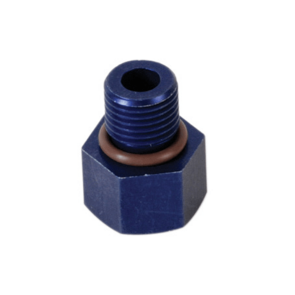 Fuel Rail Adaptor (Silver) - Allows Fitment of the Turbosmart Fuel Pressure Regulator to the OEM Fuel Rail.