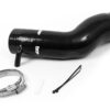 multi-ply reinforced silicone hose offers smoother internal profile to enhance flow and does away with the stock resonator.</p>