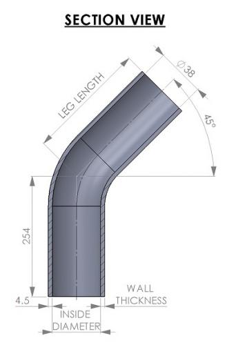 &lt;p&gt;&lt;u&gt;&lt;strong&gt;Fuel Filler Hose 38mm 45&deg; Elbow&lt;/strong&gt;&lt;/u&gt;&lt;/p&gt;