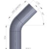 &lt;p&gt;&lt;u&gt;&lt;strong&gt;Fuel Filler Hose 57mm 45&deg; Elbow&lt;/strong&gt;&lt;/u&gt;&lt;/p&gt;
