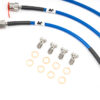 &lt;p&gt;Each brake line is hand built in house at our workshops in Gloucester (UK) using only the best available 95PVC coated Stainless steel braided PTFE hoses and machined Stainless Steel end fittings resulting in a brake hose that will perform under the most extreme and harsh conditions