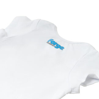 <p>The &ldquo;Born to Race&rdquo; baby grow is inspired by the memories of lying on the floor or running around