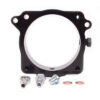 <p>The adaptor in this kit is machined from solid billet and offers two additional ports. One port including pipe fitting can be used for a dump valve or boost gauge to be fitted