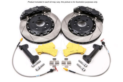 &lt;p&gt;This brake kit is supplied with either our Forge Ceramic Brake Pads &lt;a href=&quot;https://www.forgemotorsport.co.uk/Forge_Motorsport_Ceramic_Brake_Pads--product--1873.html&quot;&gt;(FMBKPAD)&lt;/a&gt; or&nbsp;EBC Yellow Pads. For further information on EBC pads please see&nbsp;&lt;a href=&quot;http://www.ebcbrakes.com/&quot;&gt;EBC website&lt;/a&gt;.&lt;/p&gt;
