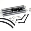 <p>With the known overheating issues of the power steering fluid on this vehicle we have produced a quick and simple to install uprated cooler. The kit includes all the components required and has quickly been acknowledged as a must have by many owners.</p>