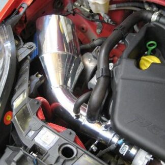 <p>This polished aluminium intake completely replaces the restrictive stock airbox