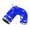 a high-performance silicone intake hose specifically designed for the T-JET engine equipped with Garrett Turbos. This top-of-the-line hose is derived from the standard Abarth hard pipe but with<strong> optimized size and flow to maximize overall performance</strong>. Featuring a sleek and durable design