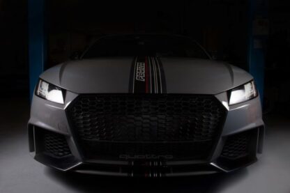 the space available behind the bumper is a different shape and the crash bar has also changed. This required a whole new intercooler and crash bar setup for this latest chassis<b>.</b></p>