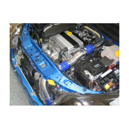 with polished alloy hard pipes and re-inforced silicone hoses. Along with all the brackets and fixings