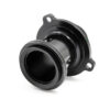 &lt;p&gt;It has been designed with 3 points of contact to eliminate any possibility of resonation. This part will improve the sound of your turbo spooling and improve throttle response due to its sleek single billet design that eliminates the restriction and turbulence caused by the OEM part.&lt;/p&gt;