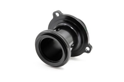 &lt;p&gt;It has been designed with 3 points of contact to eliminate any possibility of resonation. This part will improve the sound of your turbo spooling and improve throttle response due to its sleek single billet design that eliminates the restriction and turbulence caused by the OEM part.&lt;/p&gt;