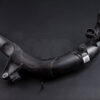 <p>Full mandrel bent single piece hard pipe with larger bore size for<strong> increased flow. </strong>This ensures high amounts of air are discharged from the turbo charger and therefore<strong> releasing the full potential of your engines capabilities.&nbsp;</strong>Unlike the OEM discharge pipe that is prone to failure from increased boost or many heat cycles