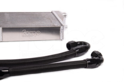 this oil cooler has been specifically designed to fit perfectly in the Fiats OEM intercoolers location