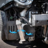 &lt;p&gt;Sitting in full air flow and mounted correctly with the oil flowing into the top of the oil cooler and exiting though the lower outlet