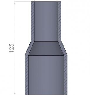 <p><u><strong>102-89mm Straight Reducer Silicone Hose</strong></u></p>